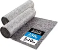 2 Rollen Malervlies 1mx10m (10 m²) Abdeckvlies 250g/qm Anti Rutsch Beschichtung