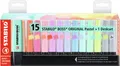 STABILO Textmarker BOSS® ORIGINAL Pastel 15er Set