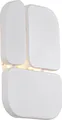 QAZQA - Design Wall Lamp White 3-flammig-Lights - Planes I Wohnzimmer I Schlafzimmer - Metall Rechteckig - LED geeignet G9