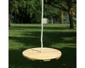 CONACORD Einzelschaukel Tellerschaukel aus Holz, längenverstellbar, platzsparend, längenverstellbar