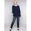 Sheego T-Shirt Blusenshirt blau 40/42