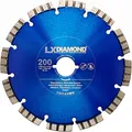 LXDIAMOND Diamant-Trennscheibe 200mm für Beton Mauerwerk Stein passend für Lamello Tanga DX200 Fensterfräse Fenstertrennfräse Montagefräse 200 mm - Diamantscheibe in Premium Qualität