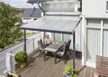 Gutta Terrassenüberdachung Basic 306x306cm anthrazit