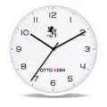 Moderne Otto Kern Design Wanduhr 30 cm geräuscharmes japanisches Uhrwerk