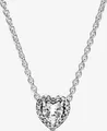 Pandora Erhabenes Herz Halskette 398425C01-45 Damenhalskette