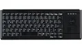 Active Key AK-4400-TU-B/GE Ultraflache Trackball Tastatur, Industrie 4.0, USB Schwarz