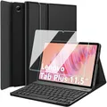 Wineecy Tastatur Hülle mit Schutzfolie für Lenovo Tab Plus 11.5 Zoll 2024 (TB351FU) Tablet, Slim Schutzhülle mit Magnetisch Abnehmbare Kabellose Deutsches QWERTZ Tastatur