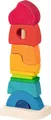 Stapelschlösschen | Deutsch (2025) | 10 x 6 x 26,5 cm, Holz, 11 Teile, per Stück