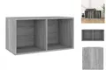 Schallplatten-Box Grau Sonoma 71x34x36cm Spanplatte