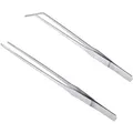 2x Edelstahl Pinzette 27 cm Küchenpinzette Aquariumpinzette Multifunktional