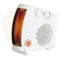 Elektroheizung 2000W weiß mobiles Heizgerät Thermoventilator Heizlüfter Elektroheizkörper mobiler Konvektor Lüfter - Weiß