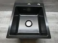 Systemceram Einbauspüle KeraDomo MERA 46 F ! Flächenbündig einbaubar ! Keramik
