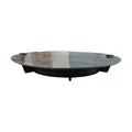 Varile Schachtdeckel für DN1000 KG Rohr 115cm - 200kg belastbar I universal Gullydeckel aus Kunststoff I Zisternendeckel (Schwarz)