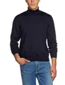 Maerz Herren März Strick Rollkragen Navy 100% Merino Superwash Pullover, Blau (399), 50 EU