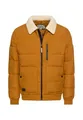 camel active Herren Blouson mit abnehmbarem Kragen Gelb, menswear-102
