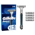 Gillette SensorExcel Universal Rasierert mit 5 Klingen Herrenrasierer