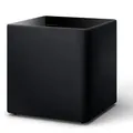 KEF Kube 15 MIE Subwoofer, Schwarz | 300 W RMS-Verstärker Klasse D | 38-cm-Basstreiber | iBX Intelligent Bass Extension | Cinch-Buchse | Musik | Heimkino | Gaming