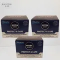 3x 50ml Nivea Men Protect & Care intensive Feuchtigkeitscreme Pflegt & schützt