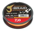 Daiwa J-Braid Expedition X8E 0,18mm 12,3Kg 300m smash orange geflochtene Schnur