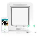 SureFlap Set Mikrochip Haustierklappe Connect & HUB Handy App gesteuerte Klappe