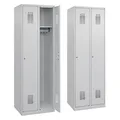 CP Spinde Classic Plus lichtgrau 088055-20 S10005, 2 Schließfächer 60,0 x 50,0 x 185,0 cm