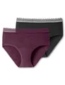 Schiesser Damen 2 Pack Menstruationswäsche/ Periodenslip Komfortschnitt auslaufsicher - Secret Care