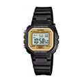 Unisex Uhr CASIO LA-20WH-9ADF VINTAGE Klassiker Silikon Schwarz Black