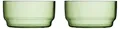 Lyngby Glas Torino Schale, Schüssel, 12 cm, 2 Stck., Grün