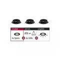 Paulmann 92487 EBL Choose 3er Spot schwenkbar max 3x10W 230V 51mm Schwarz matt Alu