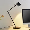 Tischleuchte Lucande, Tarris, dimmbar, Schwarz, für Arbeitszimmer / Büro, Metall, Modern - 18 - 46