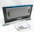 CIARRA CBCS6906D  A Flachschirmhaube Dunstabzugshaube 60cm 370m³/h mit CBCF002X2 Aktivkohlefilter Integrierte Einbau Flach Abluft Umluft Abzugshaube 2 Stufen LED-Beleuchtung