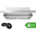 Cd6906ds  Dunstabzugshaube 60cm 370 M3/h Flachschirmhaube Flach Abzugshaube Abluft Umluft Silber - Ciarra