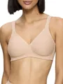 Triumph Damen BH Modern Soft+Cotton N, ohne Bügel, ohne Polsterung, Verstellbare Träger, 90A, Neutral Beige