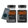 TRISTARcolor Autolack Lackstift Set für BMW 454 Tannengrün Metallic Basislack Klarlack je 50ml