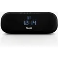 Radio ONE Radiowecker HiFi-Wecker - Bluetooth Lautsprecher mit DAB+/FM-Radio, Weck-Funktionen, Sleeptimer - Schwarz - Schwarz