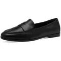 Tamaris Slipper, Blockabsatz, Businessschuh, mit klassischem Zierriegel schwarz 39 EU