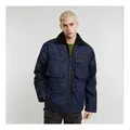 G-Star für Herren. D25180-4639-G831 Utility Sherpa Jacke navy (L), Lässig, Baumwolle, Marine