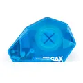 SAX ICEBERG Einhand-Klebebandabroller, Blau, inkl. 1 x Klebeband, Einhand-Bedienung, für Längenkontrollen beim Kleben, Staubabdeckung für sauberes Klebeband