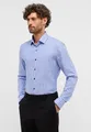 Langarmhemd "SLIM FIT" NON IRON (bügelfrei), Gr. 41 - Normalgrößen, blau Normalgrößen