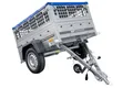 PKW-Anhänger Garden Trailer 150 KIPP 150x106 cm 750 kg mit Laubgitteraufsatz