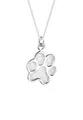 Elli Halskette Damen Pfote Anhänger Symbol Hund in 925 Sterling Silber