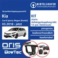 Für KIA Cee'd Sporty Wagon (Kombi) Typ CD 18- AHK starr +13pol spez. E-Satz TOP