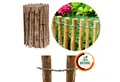 Floranica Zierzaun, Staketenzaun Gartenzaun 1 lfm, Höhe 50 cm, Lattenabstand 4-6 cm