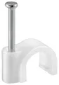 Kabelschelle KBCR 4 100 Stk. für Kabel mit Durchmesser bis 4 mm weiß