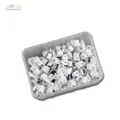 100 Kabelschellen weiß, für Kabel max Ø4mm, Kabelschelle Nagelschellen Nagelclip