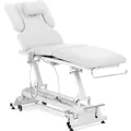 Massageliege elektrisch Massagebank Therapieliege Massagetisch 200 kg Weiß