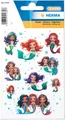 HERMA Meerjungfrau Aufkleber, Mädchen Glitzer Sticker für Kinder & Kleinkinder,