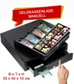 KASSENLADE GELDLADE MANUELLER ÖFFNUNG + 2 SCHLÜSSEL EU Standart