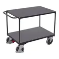 Cordes Tischwagen schwer mit 2 Ladeflächen RAL 7016