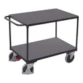 Cordes Tischwagen schwer mit 2 Ladeflächen RAL 7016